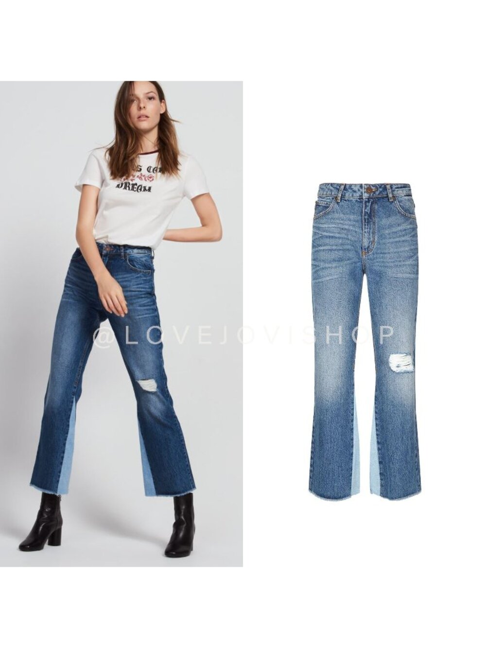 Jeans | Sandro ‘Johan’ Frayed Hem | Artistic Boho with Runway Edge
